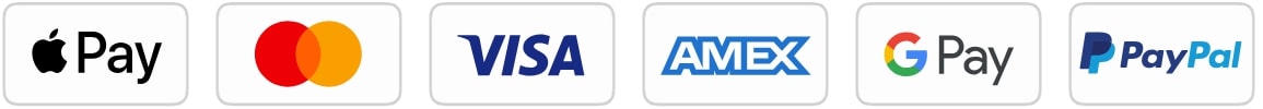 Formas de pago: Stripe, tarjeta, VISA, Google Pay, Link, Paypal, etc.