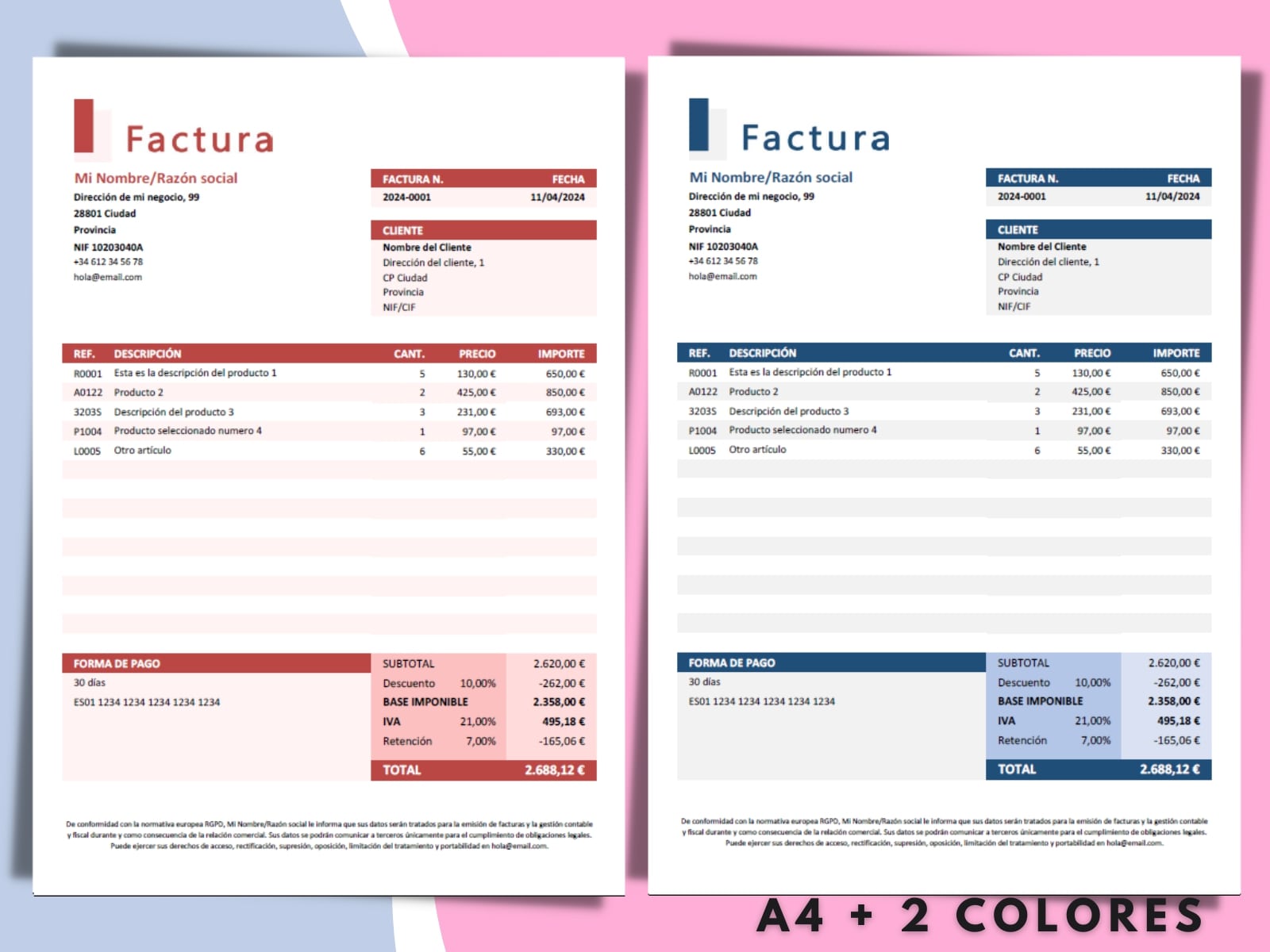 Descarga la plantilla de facturas Excel con base de datos definitiva. No pierdas más tiempo y enfócate en tu trabajo.