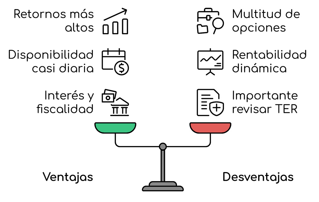 Pros y Contras de los fondos monetarios