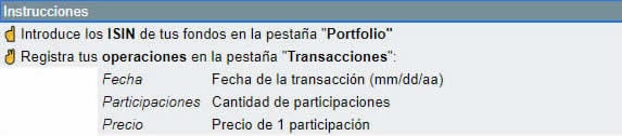 Resumen de las sencillas instrucciones